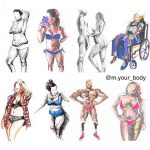 Corpi disegnati da M Your Body