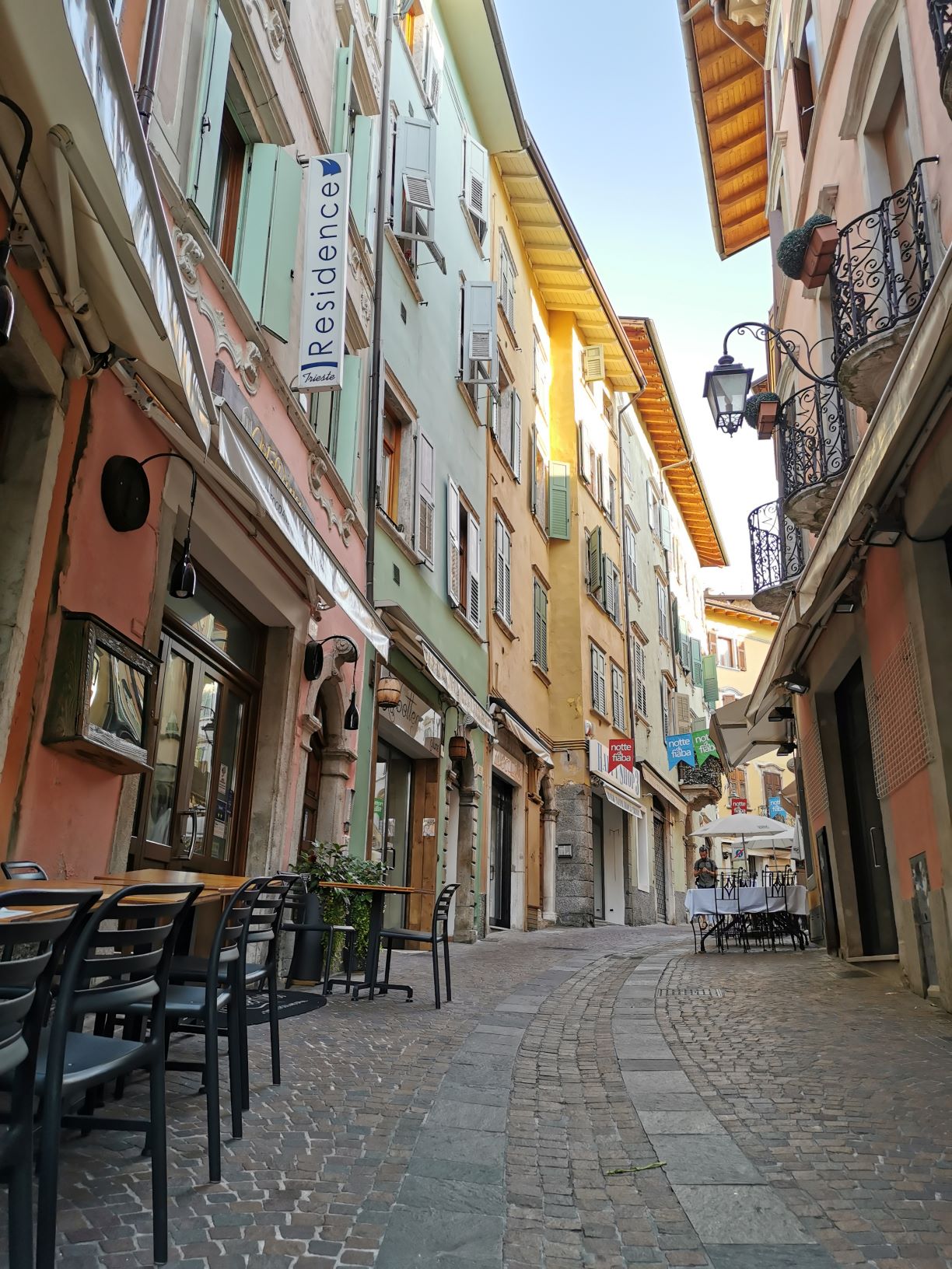 La via che porta al Residence Trieste